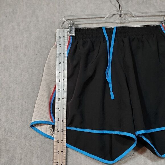 Nike Shorts Womens Medium Black Running Swoosh Logo Athletic Dri Fit Drawstring - Picture 8 of 12